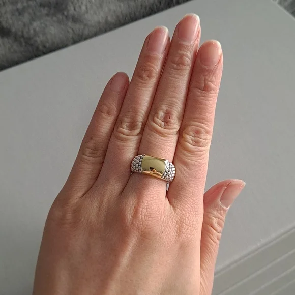 NWT Lagos High Bar Smooth Plate ring - Picture 10 of 16